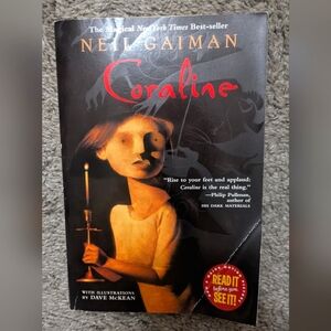 Coraline by Neil Gaiman Paperback Book